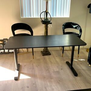IKEA Bellamy desk all black 63*31